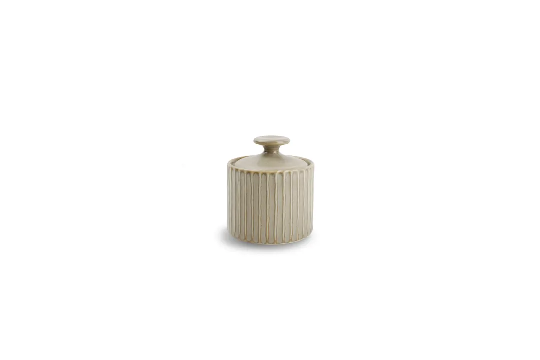 F2D 5314889 Sugar Packet Holder, 2.6" Wide Porcelain, Sage Green, 3.4 oz, Microwave Safe Aurora