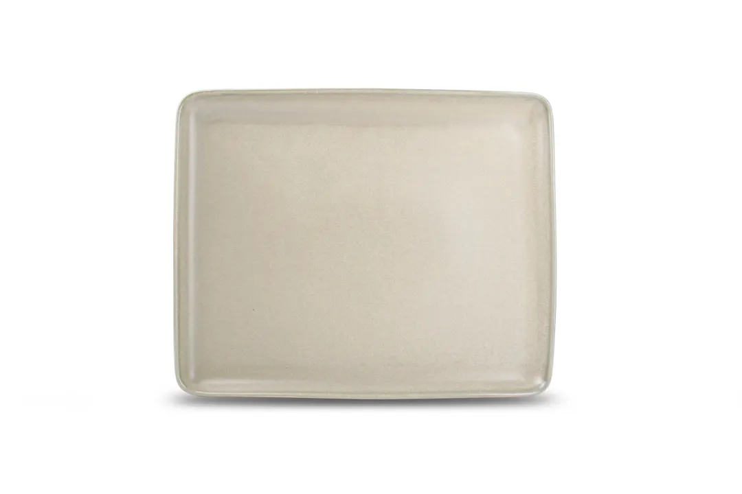 F2D 5314956 Sage Green Porcelain Platter 12.5" x 9.8", Dishwasher Microwave Oven Safe - Valet