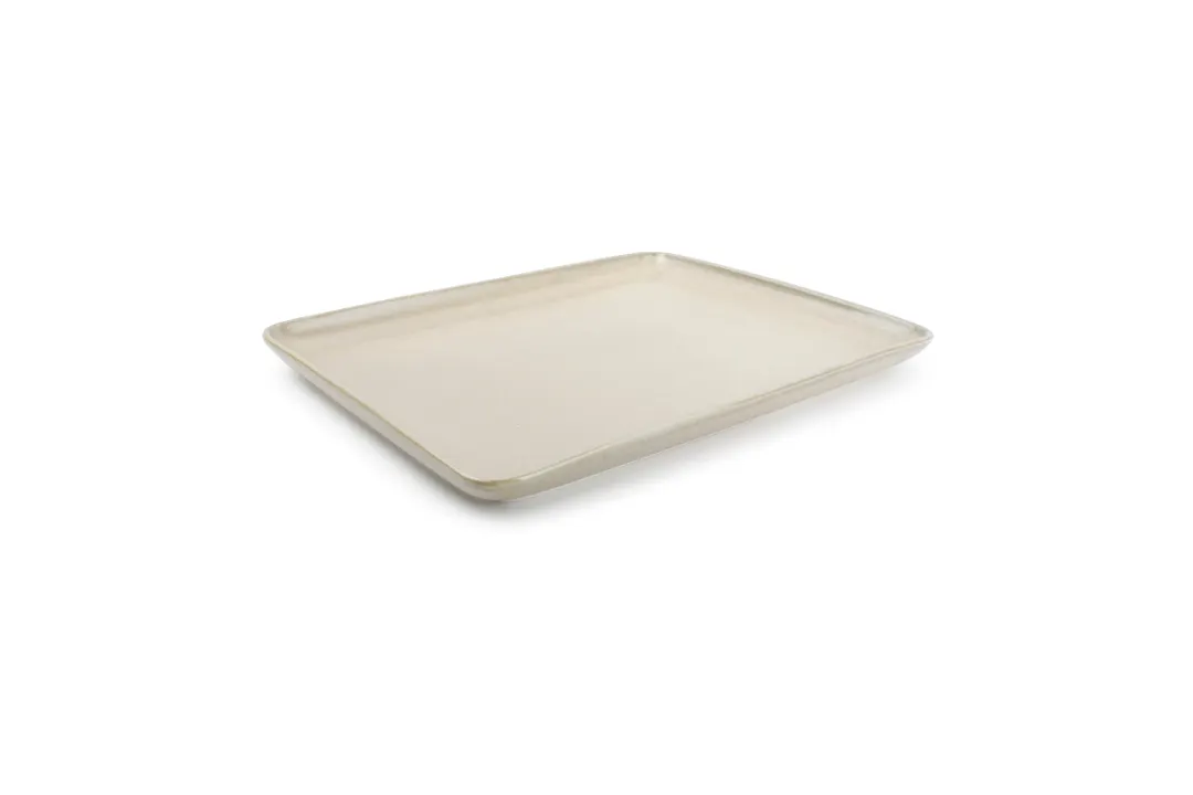 F2D 5314956 Sage Green Porcelain Platter 12.5" x 9.8", Dishwasher Microwave Oven Safe - Valet