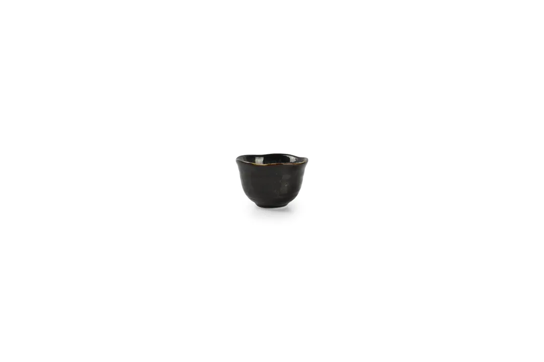 F2D 5314992 Round Porcelain Bowl 2" Diameter 1 oz Capacity Blue Dishwasher Microwave Oven Safe