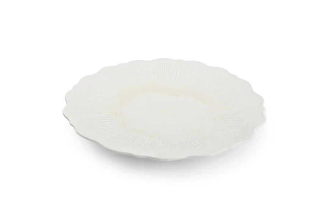 Chic 5315220 Round China Plate, 11.42" Diameter, White Porcelain, Dishwasher, Microwave & Oven Safe