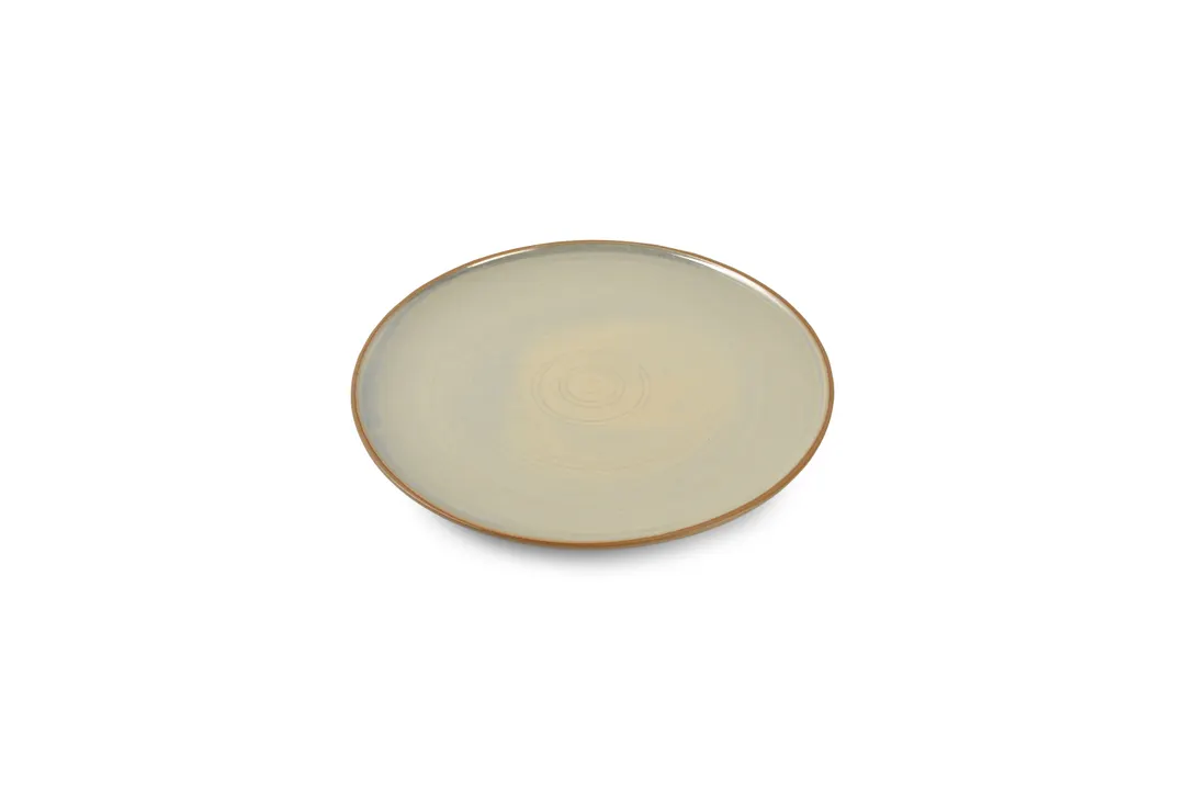 Chic 5315247 Ostra Coupe Plate, 11.81" Round Porcelain, Ostra Tan, Dishwasher Microwave Oven Safe