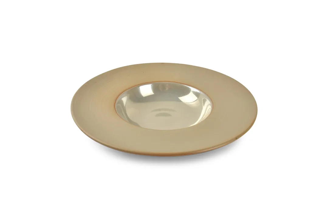 Chic 5315249 Deep Round Plate, 12.85 oz, 11.08" , Porcelain Ostra Tan, Microwave Oven Safe