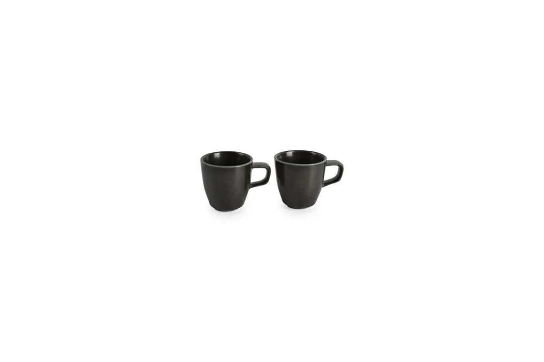 F2D 5315321 Espresso Cup, 3" (3 oz) Black Porcelain, Dishwasher, Microwave & Oven Safe