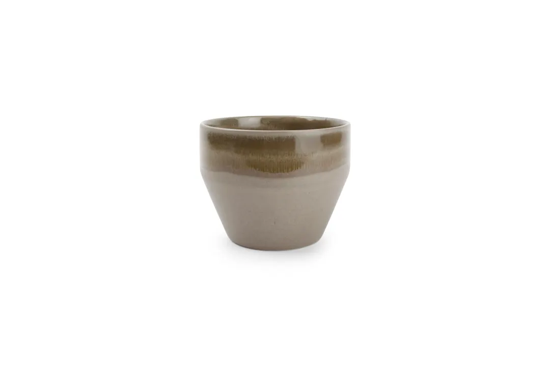 F2D 5315393 Round Porcelain Bowl, 4", 11.8oz, Brown, Dishwasher, Microwave & Oven Safe