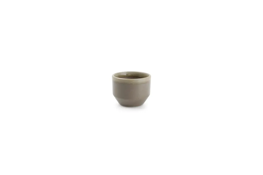 F2D 5315394 Round Porcelain Bowl 2.36" Diameter 2.5 Oz Brown Dishwasher Microwave Oven Safe