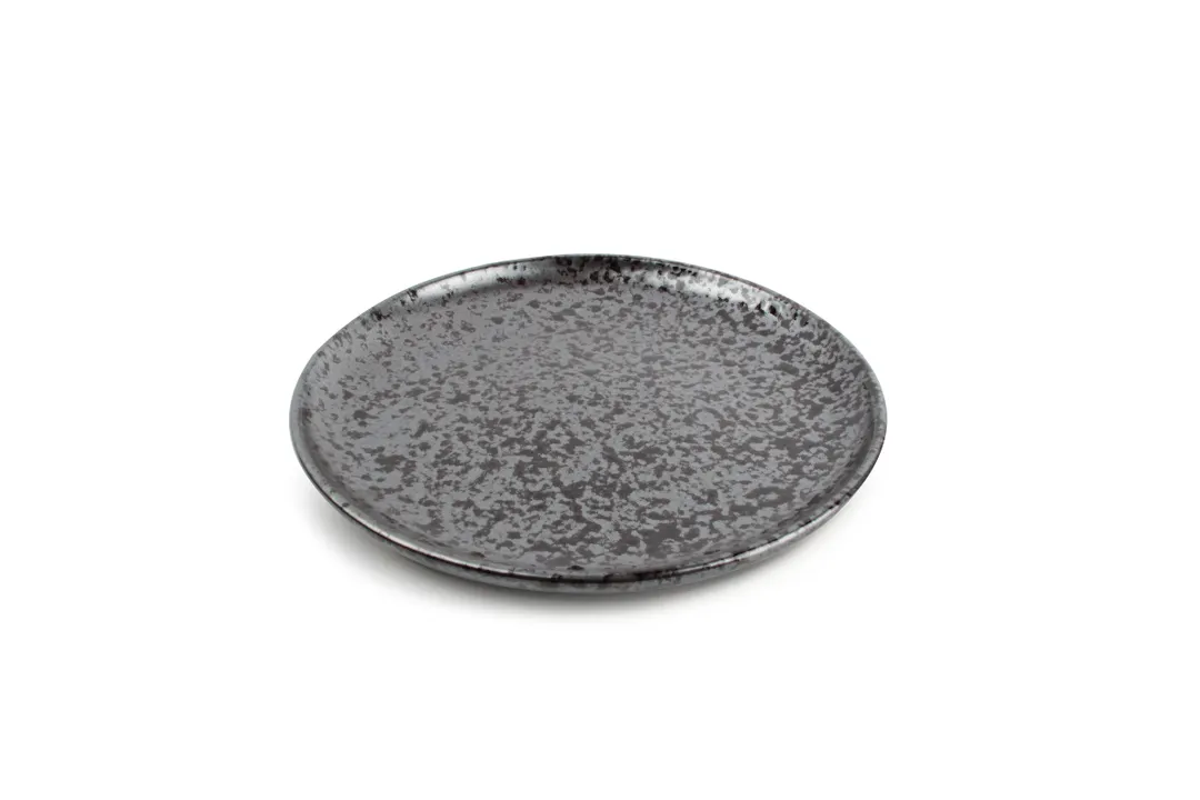 F2D 5315395 - Round Coupe Plate, 10.31" Black Porcelain Dinnerware, Dishwasher, Microwave & Oven Safe