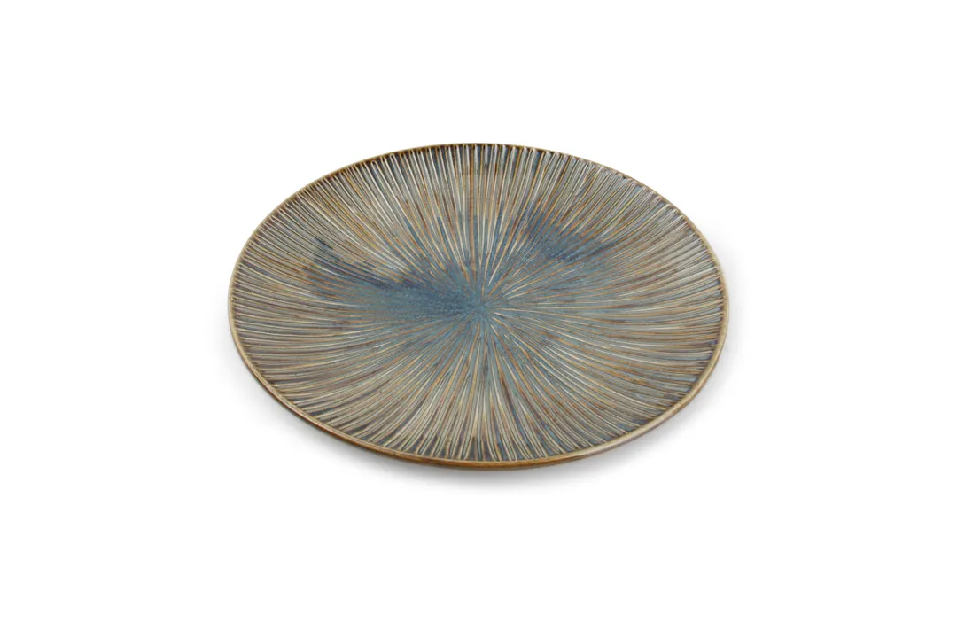 F2D 5315546 Halo Coupe Plate, 10" Round Porcelain Plate in Forest Halo, Microwave Oven Safe