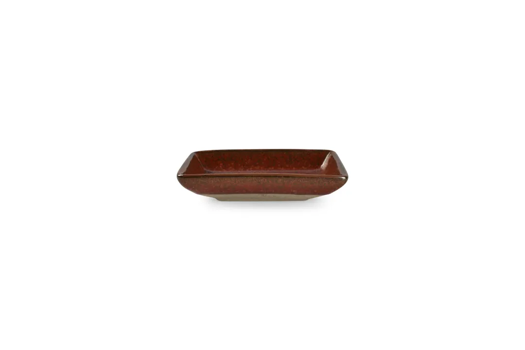 F2D 5315573 Red Porcelain Platter, 4.72" x 2.76" (Rectangular), Dishwasher, Microwave & Oven Safe