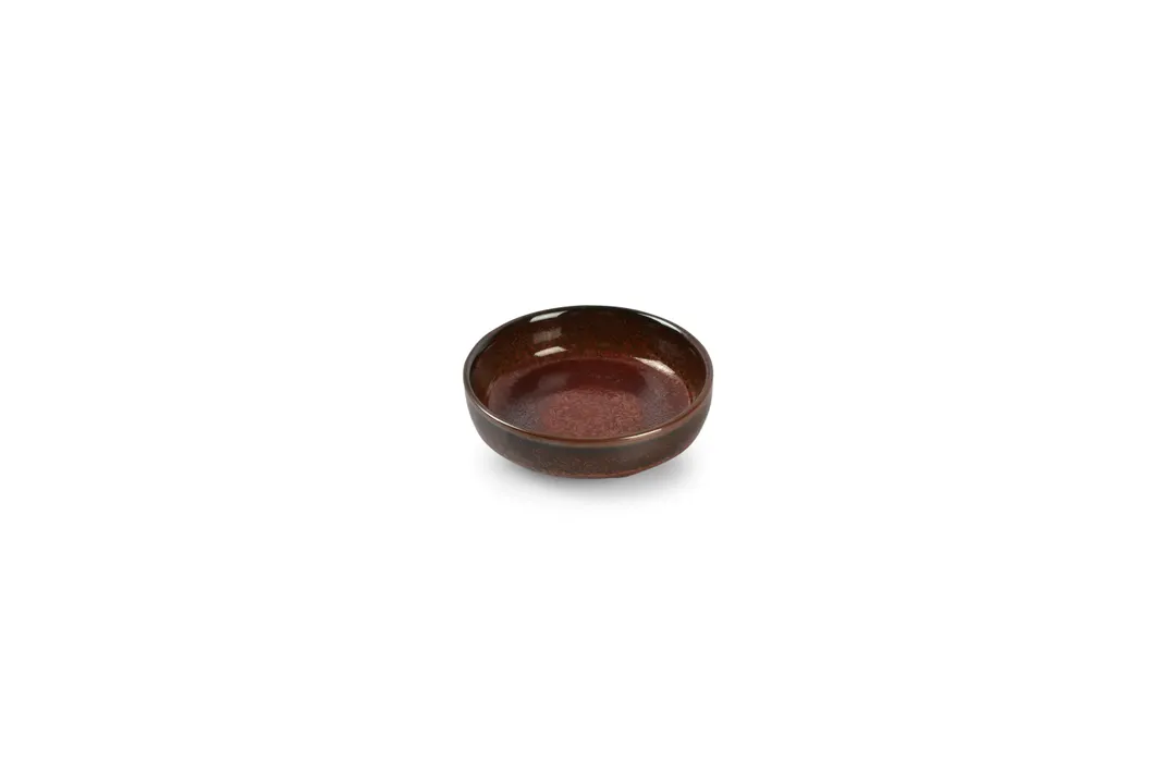 F2D 5315578 - Porcelain Bowl, 3" Diameter, 5.7oz Capacity, Red, Dishwasher & Microwave Oven Safe