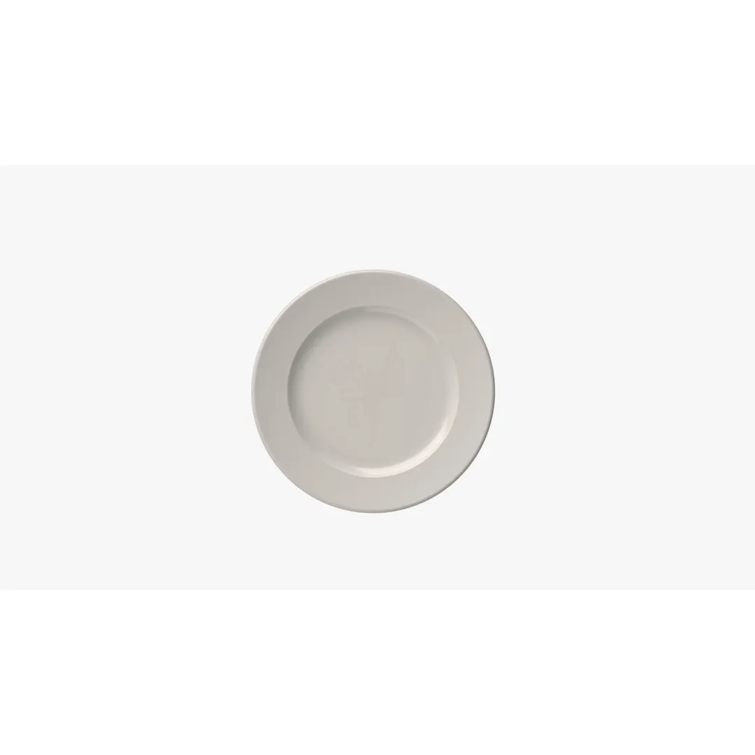 ID Fine 5315824 Round Fine China Plate, 6.8" Diameter, Dishwasher Safe, Foundation Frame Design