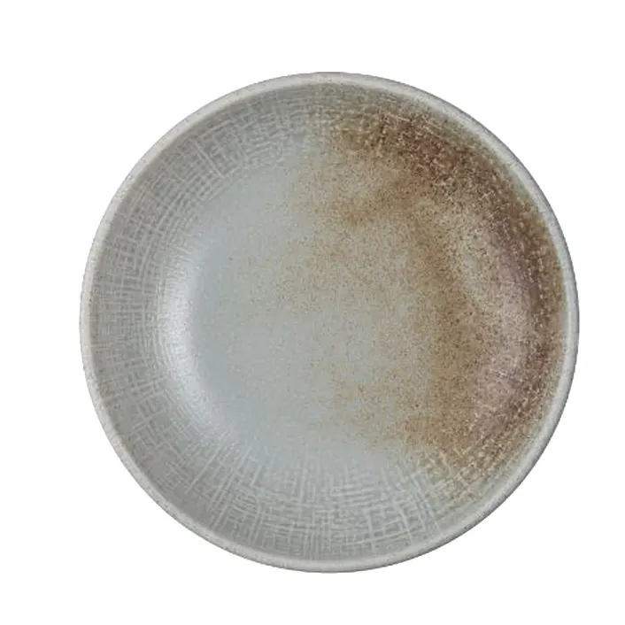 ID Fine 5315918 Round China Plate, 26oz, 8.8" x 8.8" Deep, Mellow Finish, Dishwasher Safe