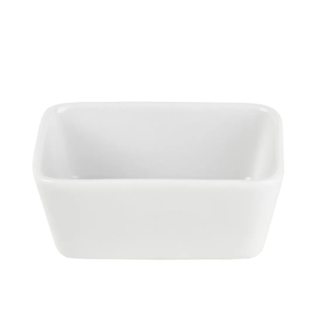 Mikasa 5316090 Sugar Packet Holder, 4" x 3", Stackable, White Porcelain