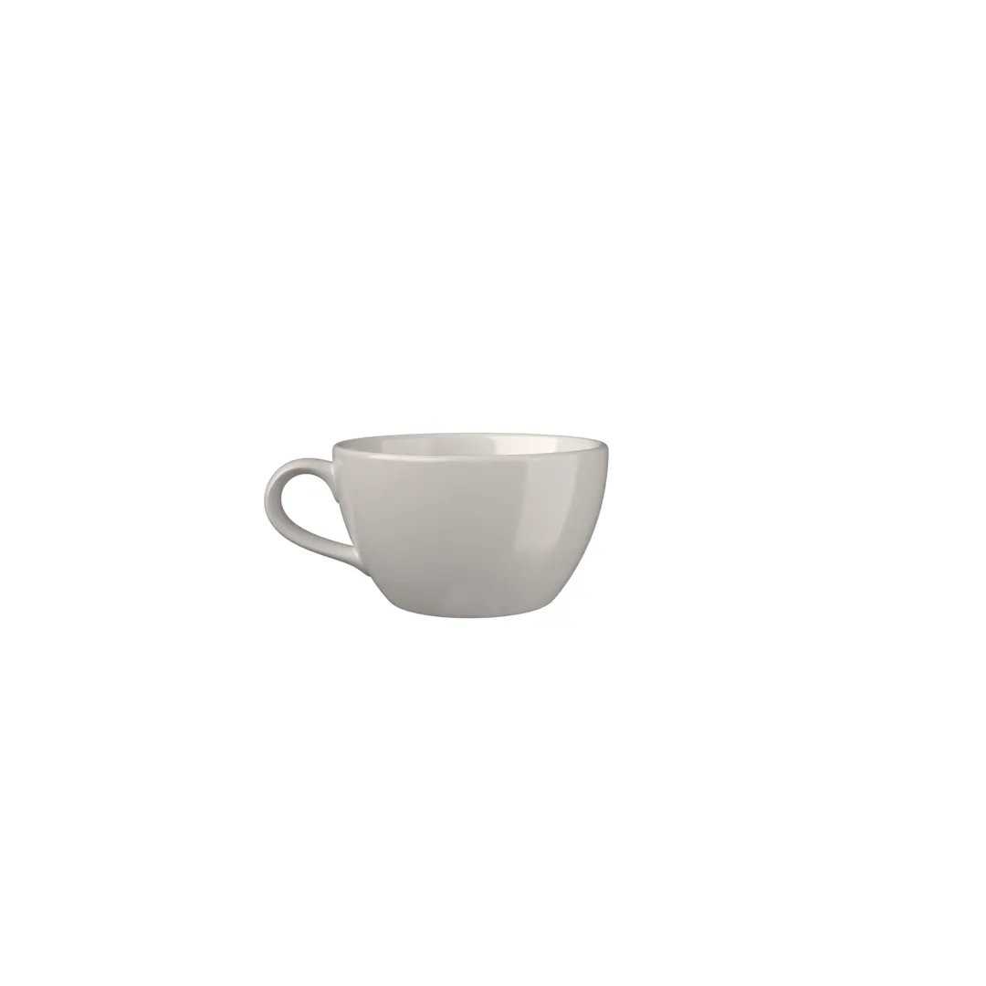 ID Fine 5316097 Cappuccino Cup, 9‑Oz Fine China, 2.3"W x 2.3"D x 4"H, Stackable, Dishwasher Safe