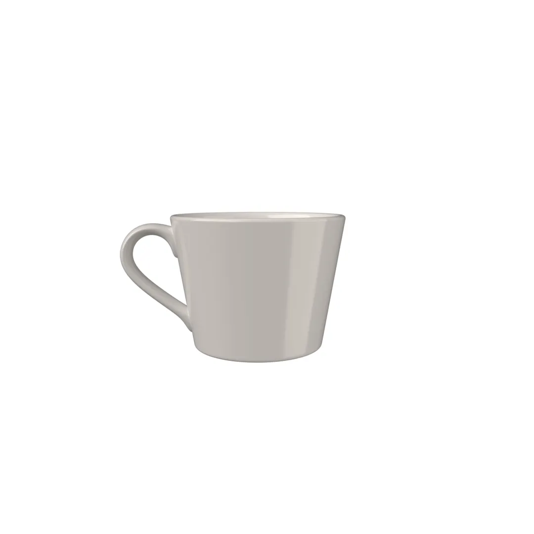 ID Fine 5316154 - 8oz China Cup, 2.5"W x 2.5"D x 3.8"H, Stackable, Dishwasher Safe, Bevel Finish