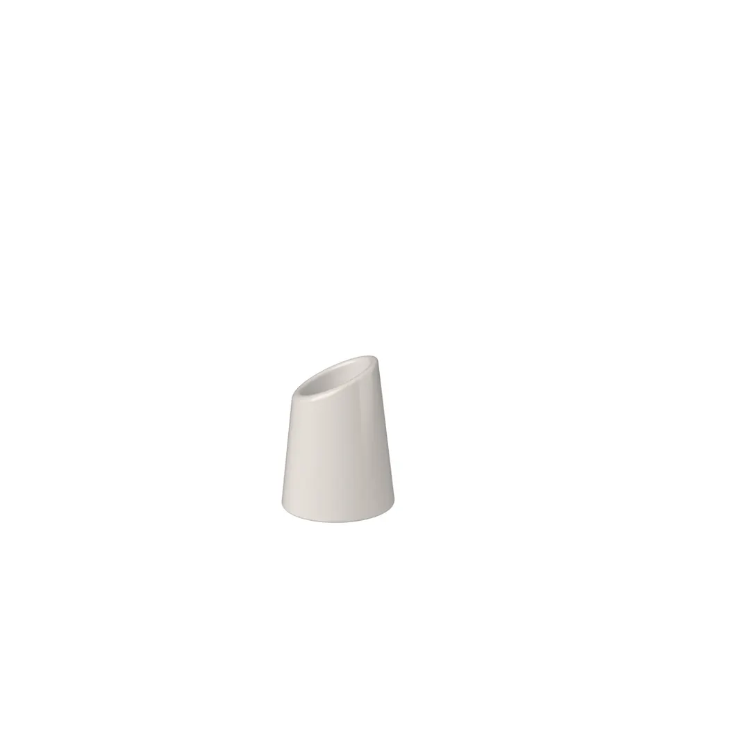 ID Fine 5316166 Toothpick Holder, 1.29"W x 2.5"D x 2.5"H Fine China, Dishwasher Safe, Bevel