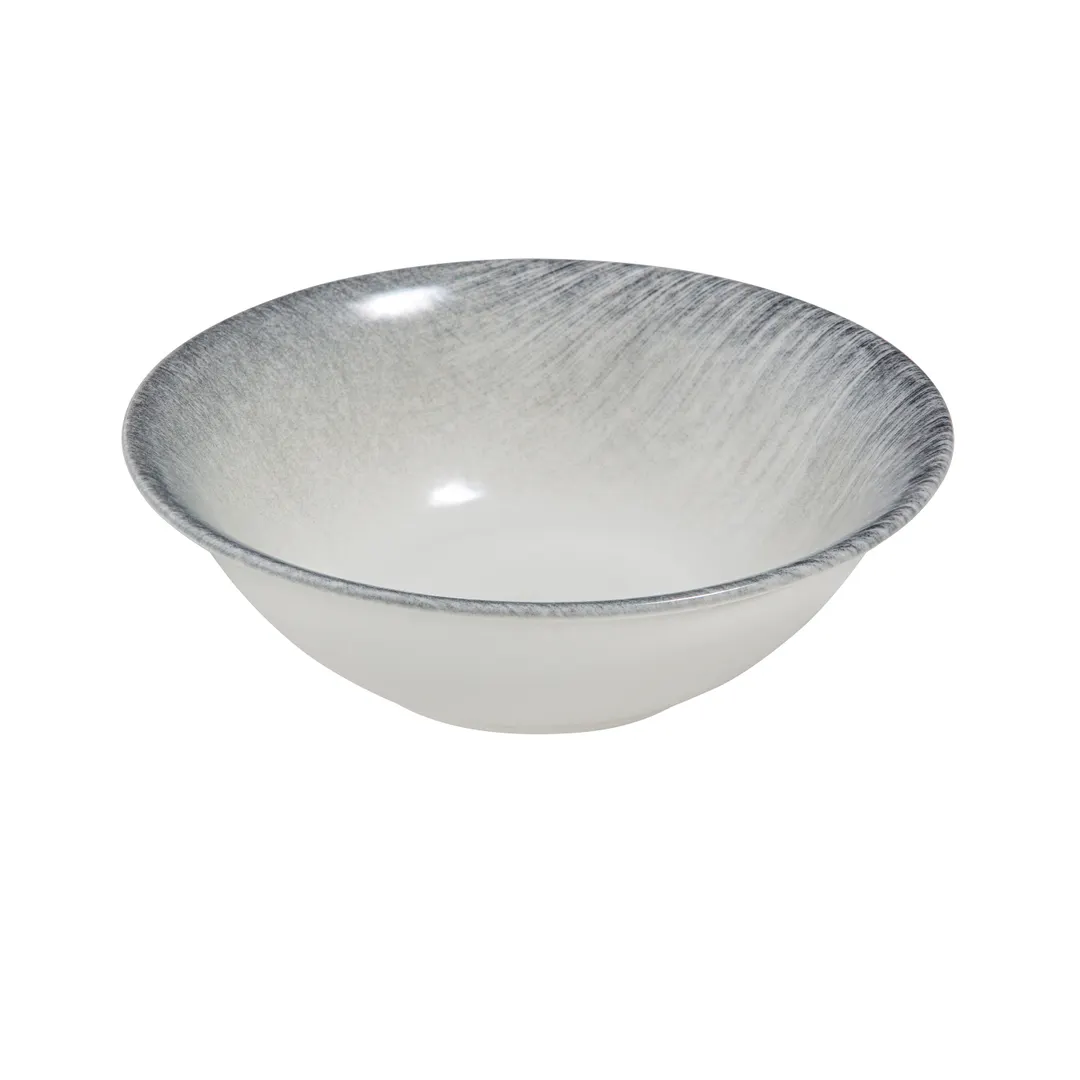 ID Fine 5316173 - 3oz Round China Bowl, 4" W x 4" D x 1.375" H, Dishwasher Safe, Smoke Brezza Finish