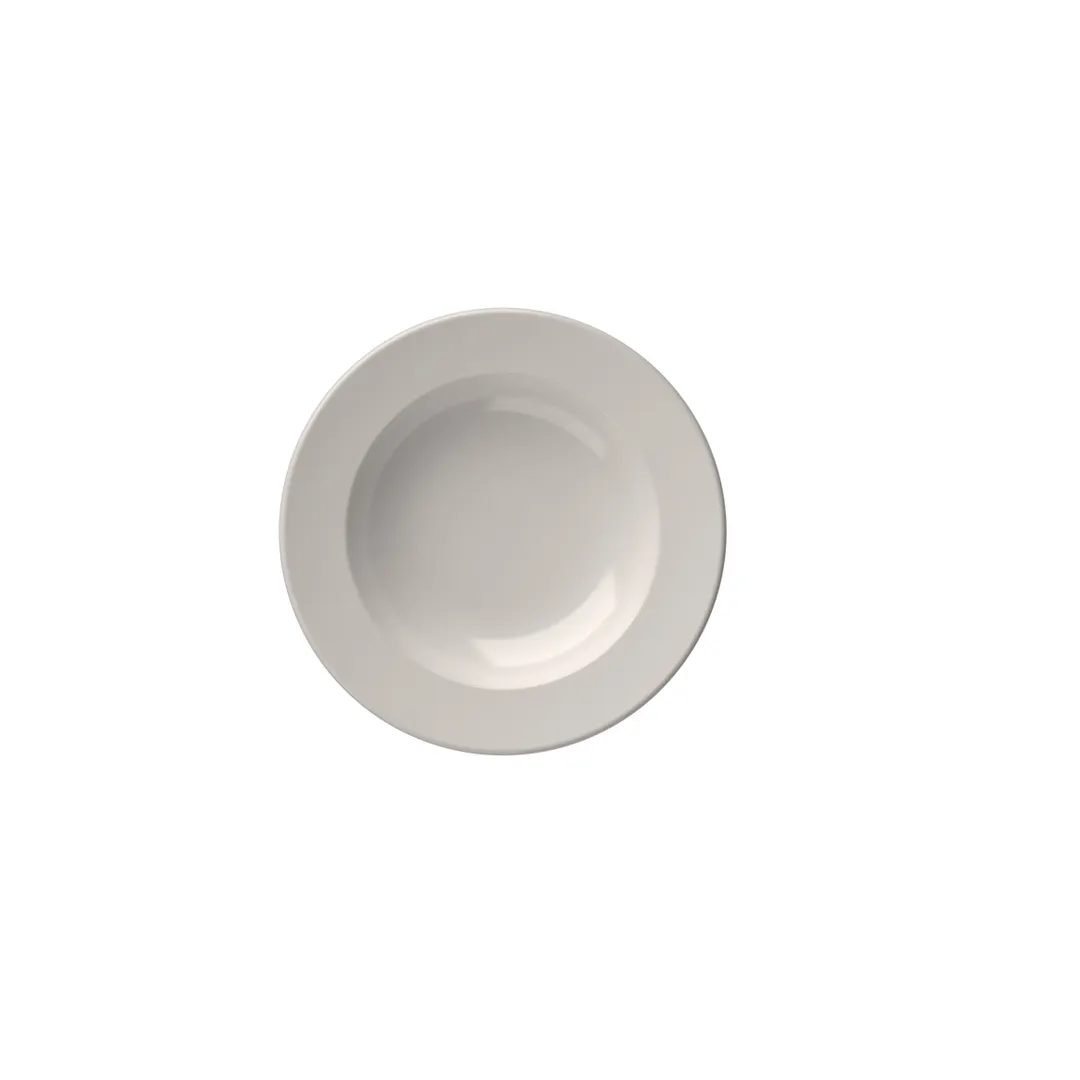 ID Fine 5316186 China Plate, 12oz, 9" Diameter, Wide Rim, Dishwasher Safe Fine China, Frame
