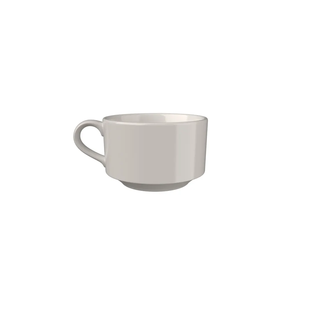 ID Fine 5316206 9oz China Cup, 2.4"W x 2.4"D x 3.6"H, Stackable, Dishwasher Safe, Joker Pattern