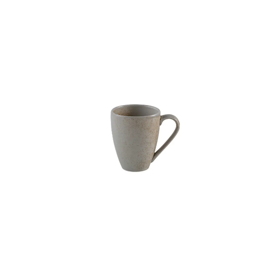 ID Fine 5318981 - 10oz Fine China Mug, 3.25" W x 4" D x 4" H, Dishwasher Safe, Mellow Finish