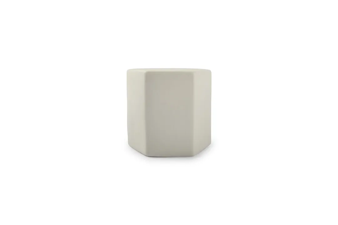 Chic 5320800 Rectangular Porcelain Dinner Plate, White Roche Finish, 3.125" Size