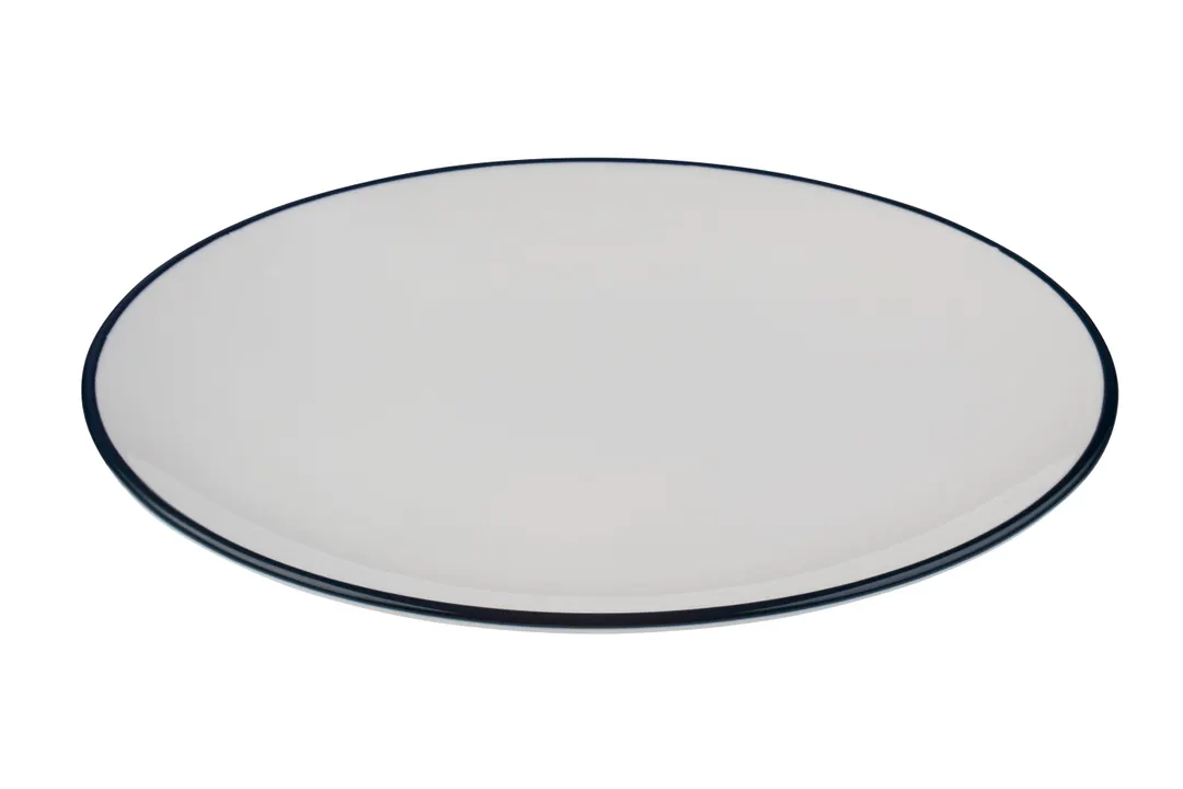 ID Fine 5321432 Coupe Plate – 10.6" Round Fine China Dinner Plate, Modest Navy, Dishwasher Safe