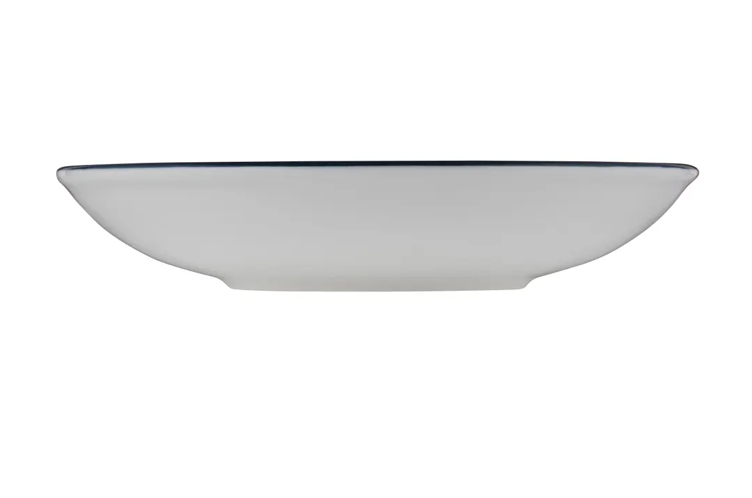 ID Fine 5321434 Deep Plate – 26 oz, 8.8" W x 1.67" D, Fine China, Modest Navy, Dishwasher Safe