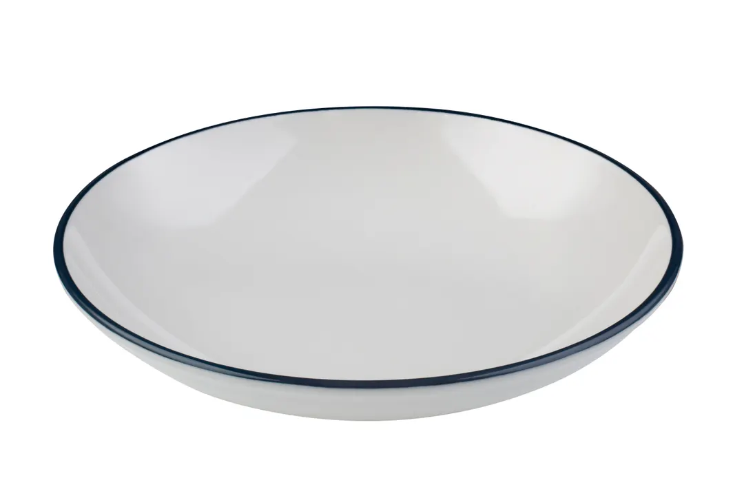 ID Fine 5321434 Deep Plate – 26 oz, 8.8" W x 1.67" D, Fine China, Modest Navy, Dishwasher Safe