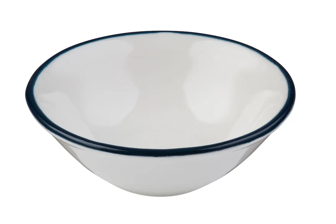 ID Fine 5321436 China Bowl, 3 Oz, 4" Diameter x 1.38" Depth, Modest Navy, Dishwasher Safe