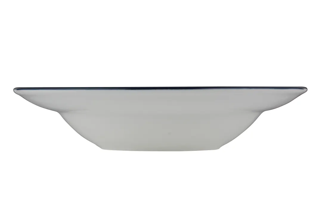 ID Fine 5321440 Deep Round China Plate, 19 Oz, 11.11" x 2.25" , Modest Navy, Dishwasher Safe