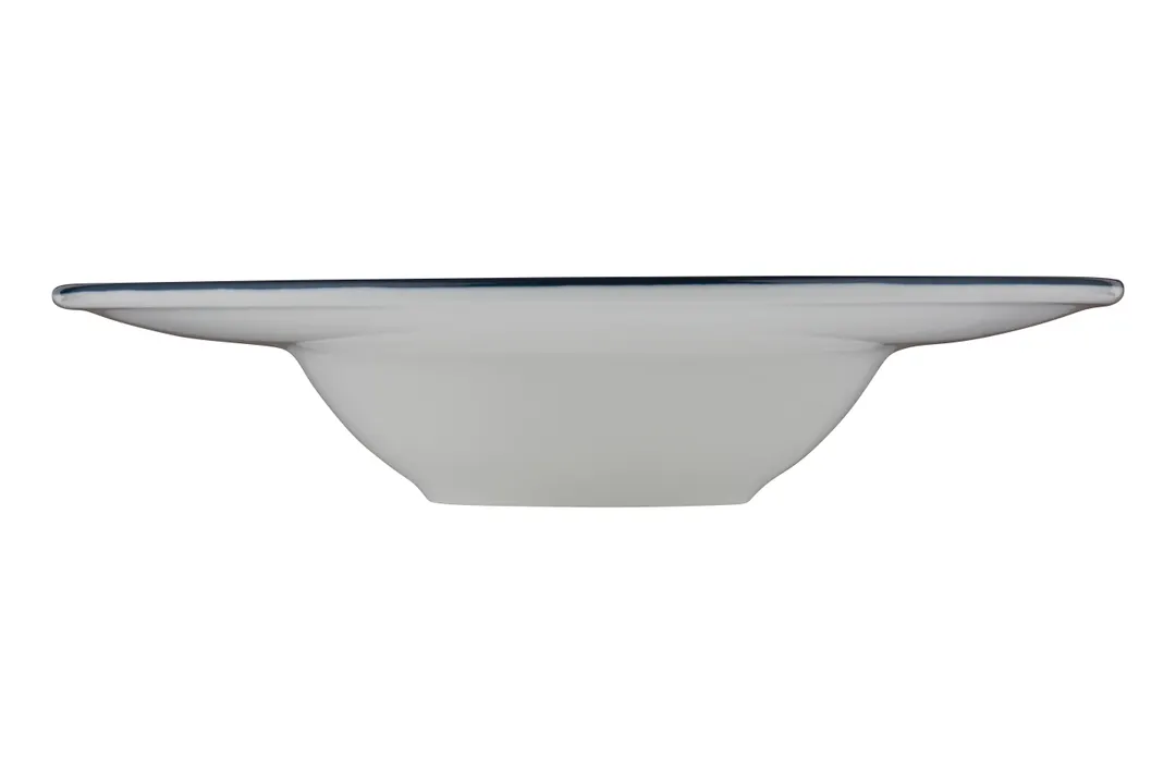 ID Fine 5321441 Deep Plate, 16 oz, 11.57" W x 2.14" D x 12.7" H China, Modest Navy, Dishwasher Safe