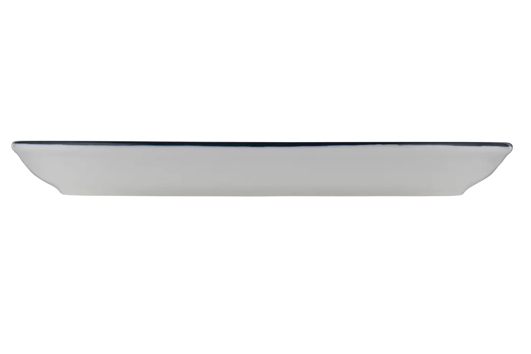 ID Fine 5321444 Oval China Platter, 14" W x 1.2" D x 15.8" H, Modest Navy, Dishwasher Safe