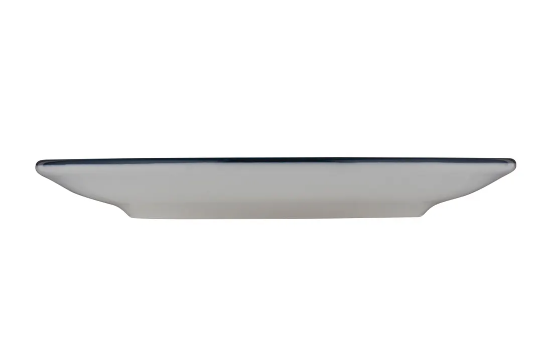 ID Fine 5321448 Fine China Saucer, 6.4" W x 0.75" D x 7.2" H, Modest Navy, Dishwasher Safe