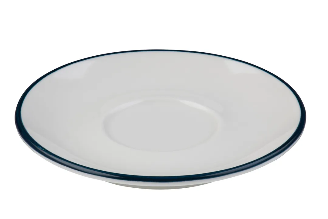 ID Fine 5321449 Saucer - Fine China Modest Navy, 4.86"W x 0.67"D x 4"H, Dishwasher Safe