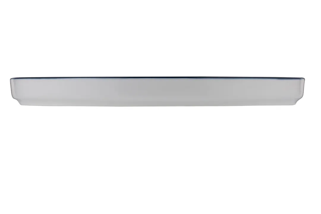 ID Fine 5321451 Flat Plate, 8.25" Diameter Round Fine China, Modest Navy, Dishwasher Safe