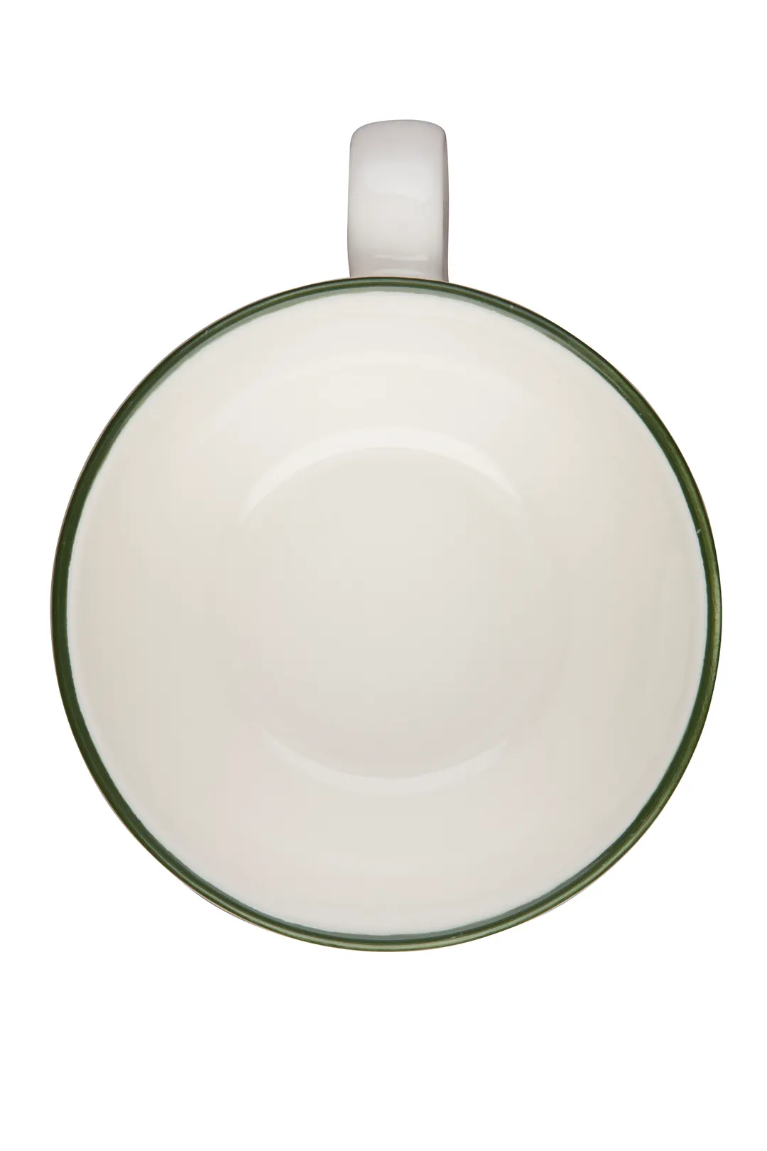 ID Fine 5321585 Fine China 9-Oz Cup, 4" W x 2.33" D x 7.4" H, Modest Green, Dishwasher Safe