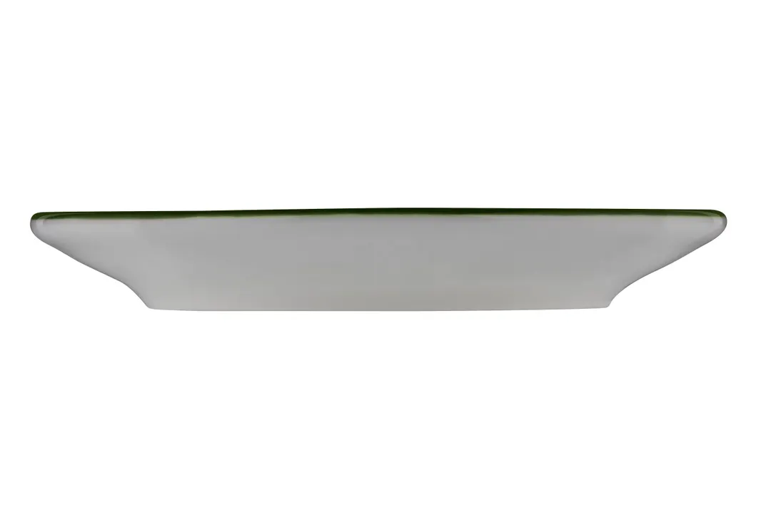 ID Fine 5321587 Fine China Saucer, 4.7" W x 0.67" D x 4" H, Modest Green, Dishwasher Safe