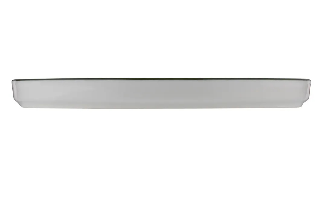 ID Fine 5321590 Flat Round China Plate, 8.27" Diameter, Modest Green, Dishwasher Safe Fine China