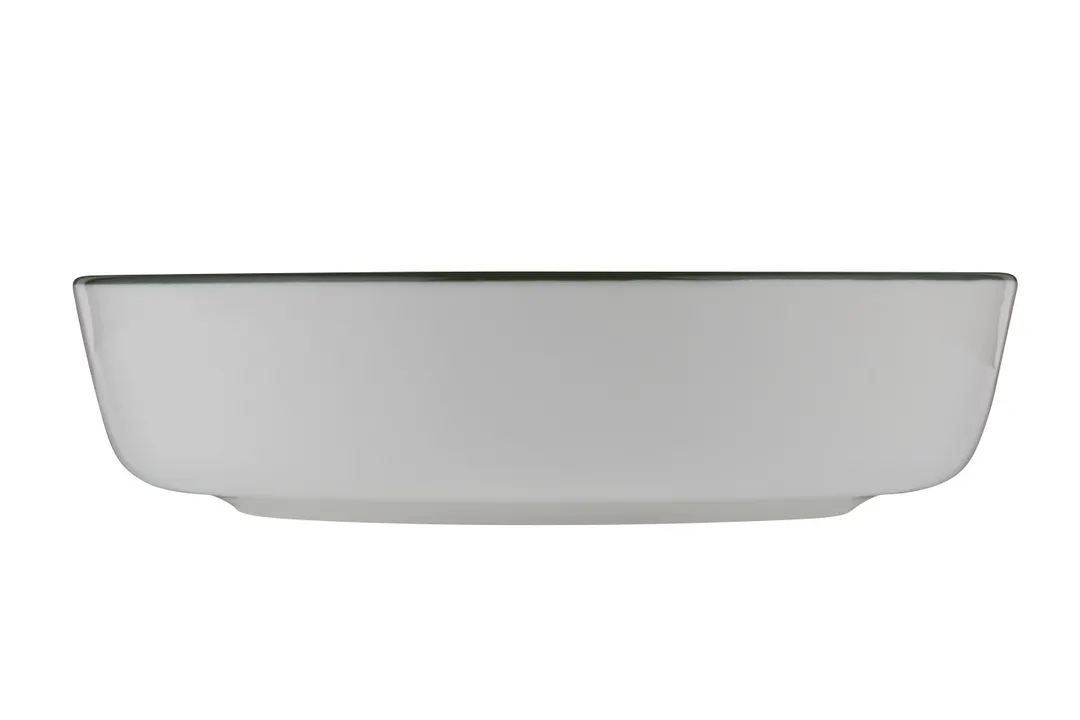 ID Fine 5321595 Oval Bone China Bowl, 39.6 oz (8.25"W x 8.25"D x 2.11"H), Modest Green, Safe