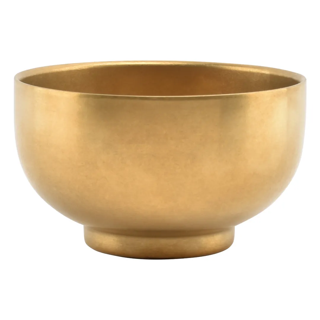 F2D 5322274 - Round Gold Stainless Steel Bowl, 4.7" Width, 14.2oz Capacity, 2"‑4" Diameter