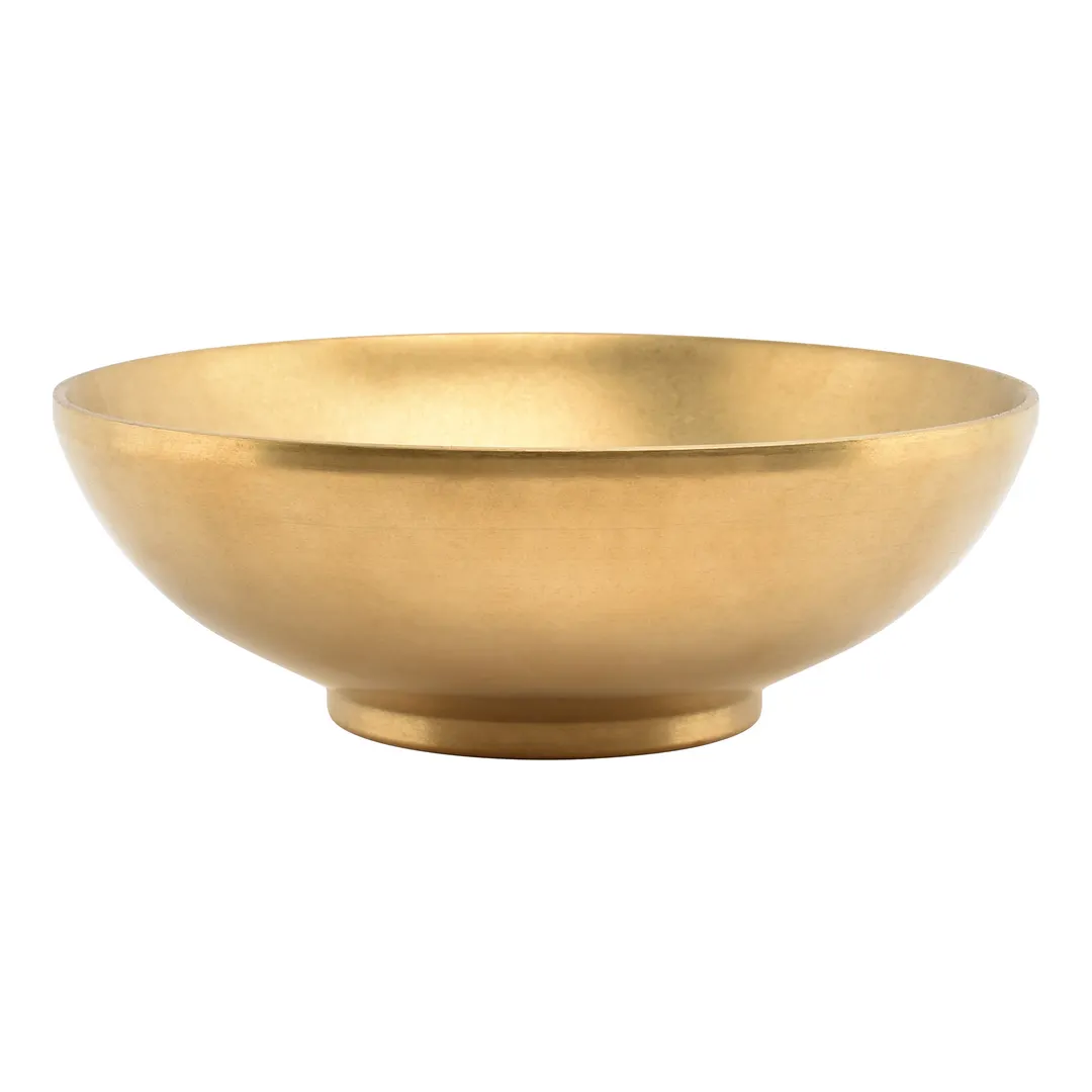 F2D 5322282 Round Bowl, 7.9" Diameter, 2 Quart (33.8 oz) Gold Stainless Steel Dishwasher Safe