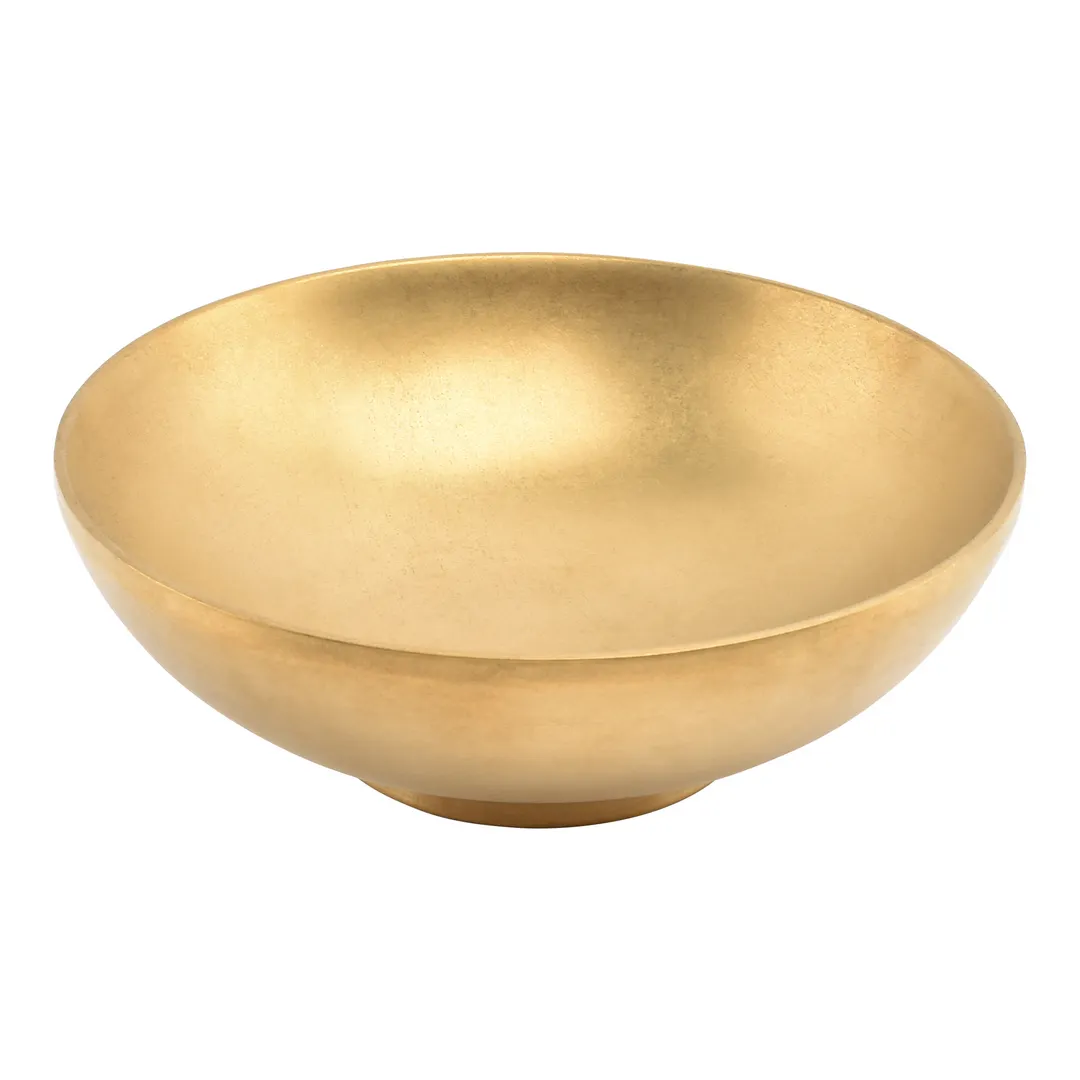 F2D 5322282 Round Bowl, 7.9" Diameter, 2 Quart (33.8 oz) Gold Stainless Steel Dishwasher Safe
