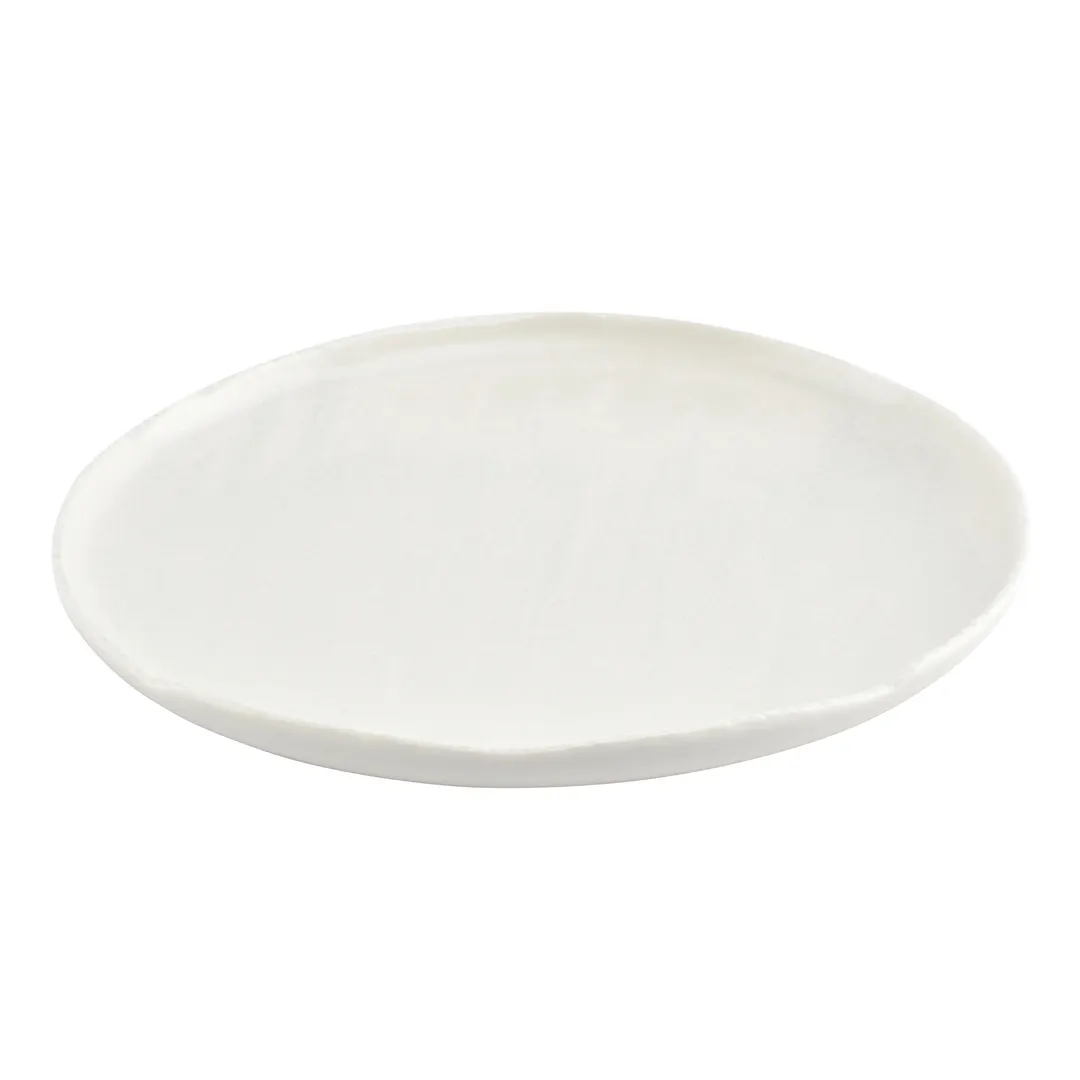 F2D 5323256 Coupe Plate – 10.6" Round White Porcelain, Dishwasher Oven Safe - 1/Each