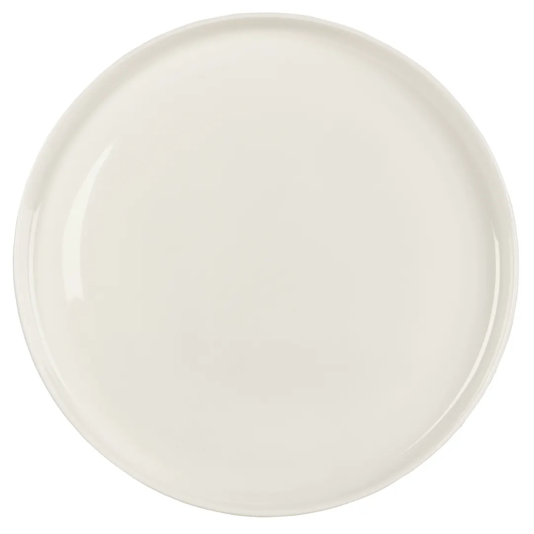 Mikasa 5324092 China Plate, 10.75"W x 10.75"D x 0.74"H, Nico, White, Vegan Bone China