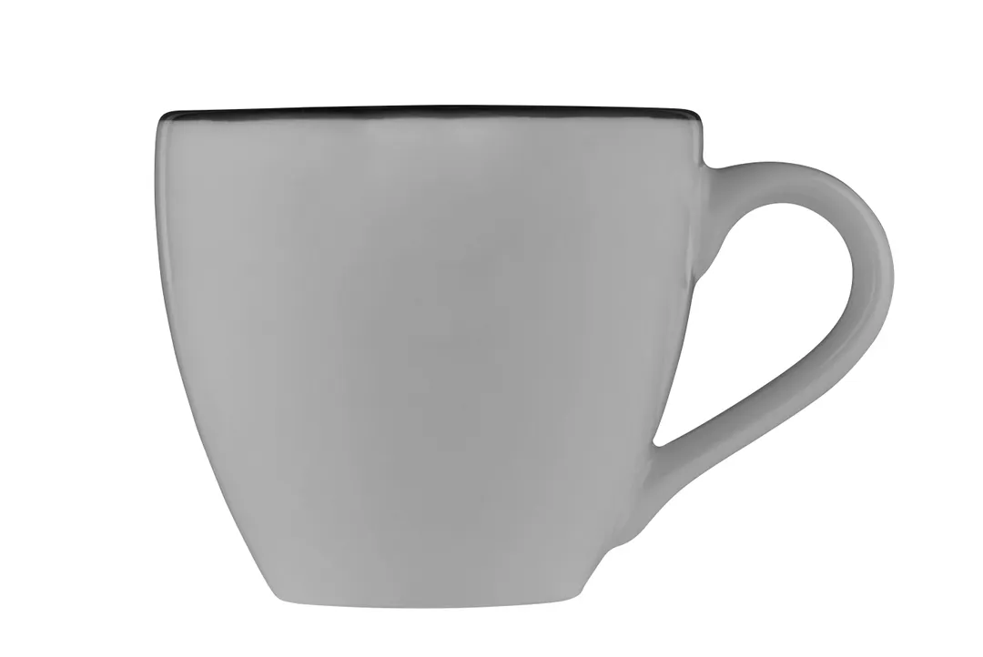 ID Fine 5324453 Espresso Cup – 3oz 2.1"W x 2.1"D x 2.5"H Fine China Modest Black, Stackable