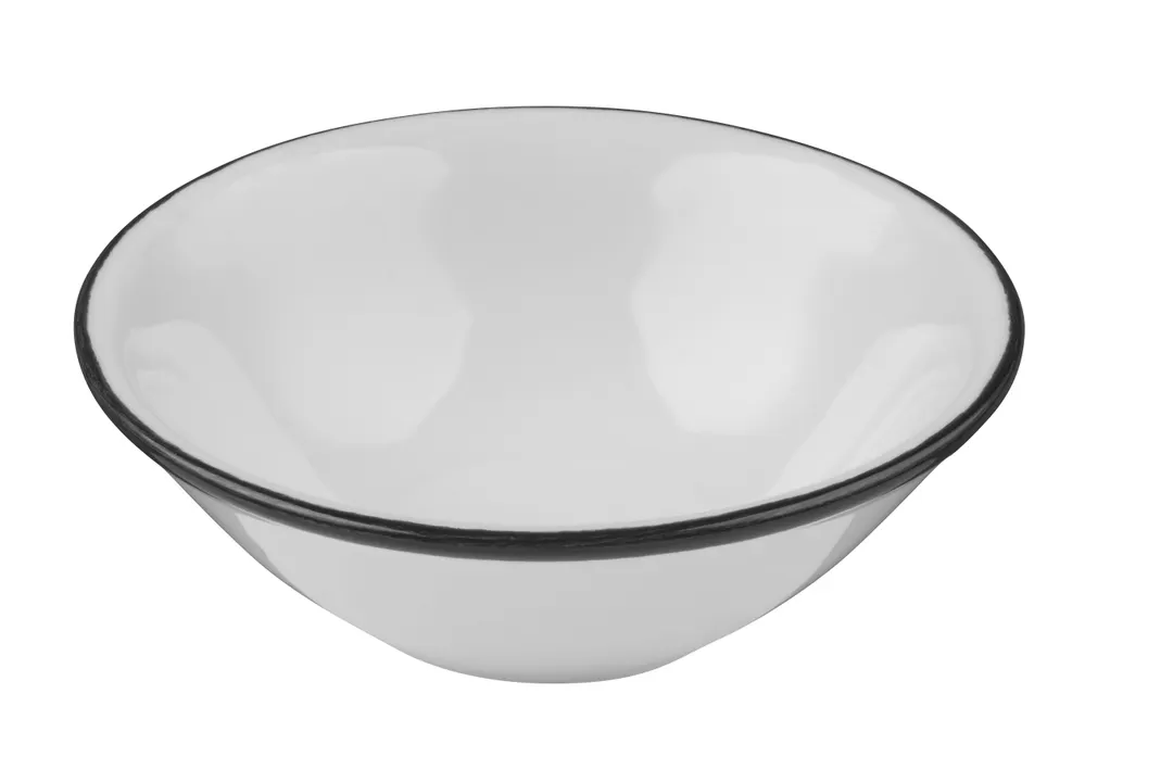 ID Fine 5324463 - 14oz China Bowl, 6" Diameter x 2" Height, Modest Black Finish, Dishwasher Safe