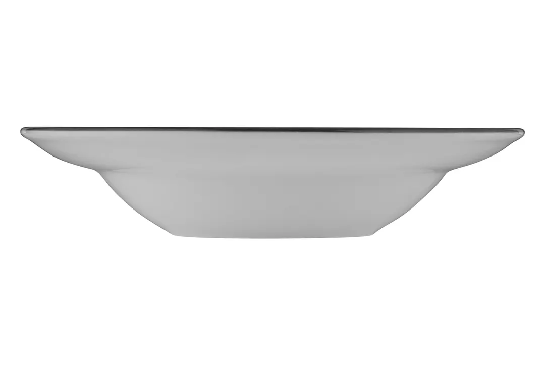 ID Fine 5324468 Deep Plate, 14oz 9.86" x 9.86" x 1.75" Round Black Fine China, Dishwasher Safe