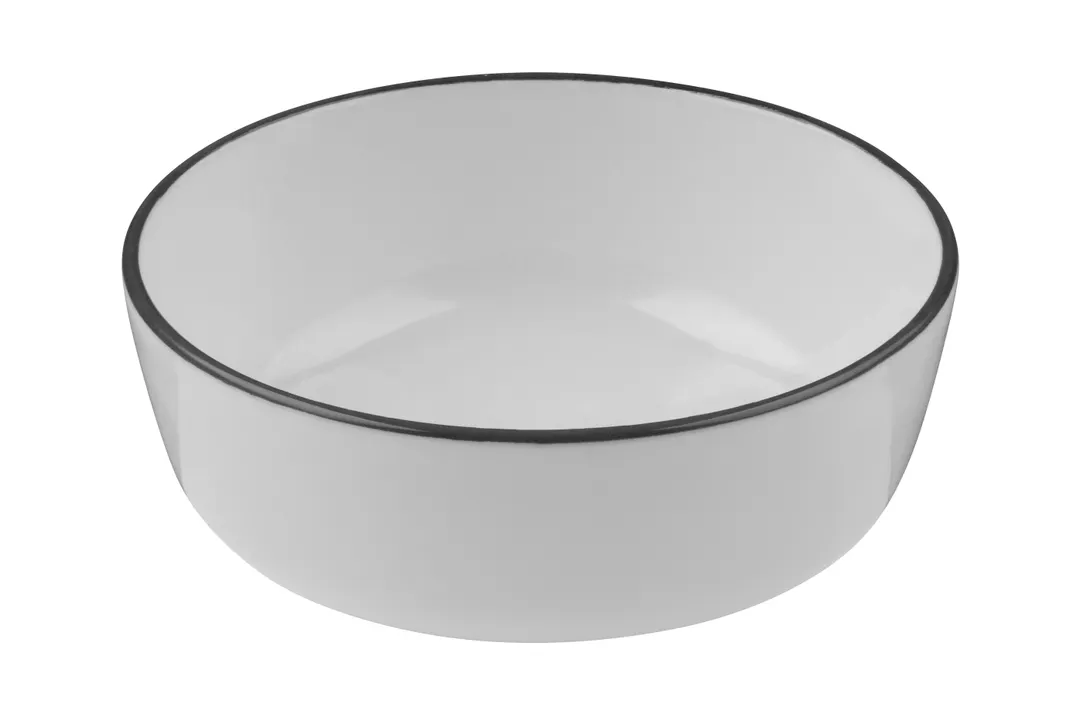 ID Fine 5324475 - 5oz China Bowl, 4" Diameter x 1.13" Height, Modest Black, Dishwasher Safe