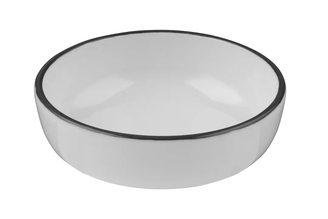 ID Fine 5324476 China Bowl, 15.6oz, 5.44" W x 5.44" D x 2" H, Modest Black, Dishwasher Safe