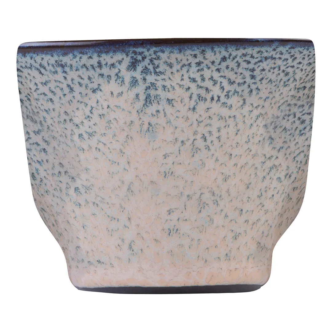 ID Fine 5324968 Roots Cup, 2.7 Oz Blue Charma Stoneware, 2.63"W x 2.63"D x 2.25"H Ceramic - 1/Each